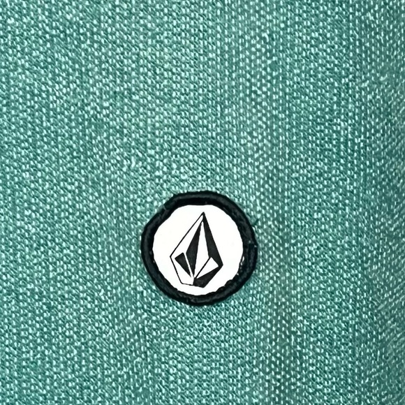 Volcom Corpo Class Green Sweatshirt Hoodie Zip Up Medium Grunge Streetwear - Picture 3 of 16